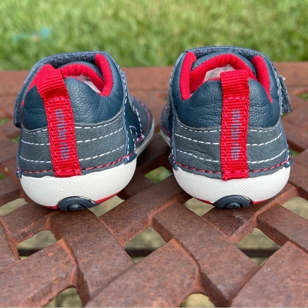 STRIDE Rite Soft Motion Cameron Sneakers In Navy Size 3W - Picture 11 of 12